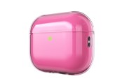 Mobiel - Overige accessoires - KeyBudz Jelly Series Transparent Case for AirPods Pro 3rd Gen - Neon pink - APP3_S10_NPK