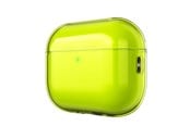 Mobiel - Overige accessoires - KeyBudz Jelly Series Transparent Shell for AirPods Pro 3rd Gen - Neon yellow - APP3_S10_NYL