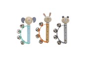 Speelgoed voor baby's - Playwood Wooden Bell Handle Animal - RS428