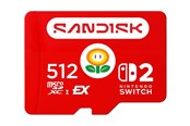 Geheugenkaart - SANDISK - for Nintendo Switch 2 - flash memory card - 512 GB - microSDXC Express - SDSQXFN-512G-GR6ZN