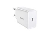 Mobiel - Adapters & Opladers - Baseus Speed Mini Quick Charger USB-C PD 3A 20W - White - CCFS-SN02