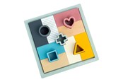 Speelgoed voor baby's - Bigjigs Wooden Mosaic Puzzle - 14 pcs. - 36002