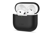 Mobiel - Covers & Cases - Tech-Protect Silicone Case for Apple AirPods 4 - Black - 5906302370115