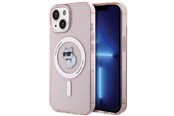 Mobiel - Covers & Cases - Karl Lagerfeld IML Choupette MagSafe case for iPhone 15 - pink - 3666339162511