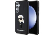Mobiel - Covers & Cases - Karl Lagerfeld 3D Rubber Ikonik case for Samsung Galaxy S24 - black - 3666339241995
