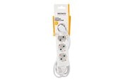 Voedingskabel (extern) - Deltaco GT-0401 - power strip - 3680 Watt - GT-0401