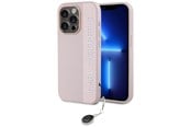 Mobiel - Covers & Cases - Karl Lagerfeld Saffiano Rhinestones & Charm case for iPhone 15 Pro Max - pink - 3666339258139