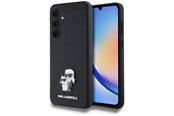 Mobiel - Covers & Cases - Karl Lagerfeld Saffiano Karl&Choupette Pin case for Samsung Galaxy A35 - black - 3666339259464