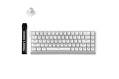 Toetsenbord - MCHOSE Ace 68 Ice Blue Magnetic Hall Effect Magnetic - Gaming Toetsenbord - Zonder Numpad - Engels (US international) - Wit - HW-Ace68-15