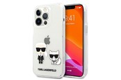 Mobiel - Covers & Cases - Karl Lagerfeld Transparent Karl & Choupette Case for iPhone 13 Pro / 13 - Transparent - 3666339027391