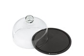 Keuken accessoires - Zassenhaus Kaasstolp 23cm zwarte bodem - Z053685
