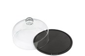Keuken accessoires - Zassenhaus Kaasstolp 28cm zwarte bodem - Z053692