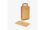 Keuken accessoires - Zassenhaus Kleine snijplanken op standaard van bamboe, 6 stuks - Z054156