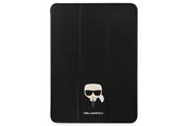 Tablet - Hoezen - Karl Lagerfeld Saffiano Karl Head Book Cover for iPad Pro 11" - Black - 3666339030391