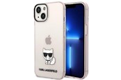 Mobiel - Covers & Cases - Karl Lagerfeld Transparent Choupette Body Case for iPhone 14 Plus / 15 Plus 6.7" - Pink - 3666339076481