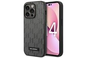 Mobiel - Covers & Cases - Karl Lagerfeld Saffiano Mono Metal Logo iPhone 14 Pro Max 6.7" Case - Gray - 3666339085117