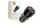 Mobiel - Adapters & Opladers - Tech-Protect CC03 95W Car Charger 2-Ports USB-A / USB-C - Black - 5906302361670