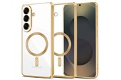 Mobiel - Covers & Cases - Tech-Protect MagFlex Case for Samsung Galaxy S26 - Clear and Gold - 5906302390175