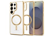Mobiel - Covers & Cases - Tech-Protect MagFlex Case for Samsung Galaxy S26 Ultra - Clear Gold - 5906302390212
