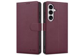 Mobiel - Covers & Cases - Tech-Protect Wallet Case for Samsung Galaxy S26 - Burgundy - 5906302390366
