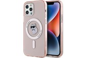 Mobiel - Covers & Cases - Karl Lagerfeld IML Choupette MagSafe case for iPhone 12/12 Pro - pink - 3666339283193