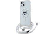Mobiel - Covers & Cases - Karl Lagerfeld IML Choupette Head & Cord MagSafe case for iPhone 14 / 13 / 15 - transparent - 3666339287085