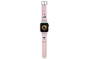 Smartwatch - Accessoires - Karl Lagerfeld 3D Rubber Karl&Choupette Heads strap for Apple Watch 42/44/45/49mm - pink - 3666339259273