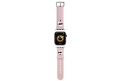 Smartwatch - Accessoires - Karl Lagerfeld 3D Rubber Karl&Choupette Heads strap for Apple Watch 38/40/41mm - pink - 3666339259266