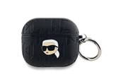 Mobiel - Overige accessoires - Karl Lagerfeld Monogram Karl Head case for AirPods 3 - black - 3666339283650