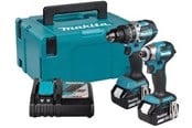 Gereedschap - Makita DLX2575TJ CORDLESS COMBO KIT 2X5AH 18V - DLX2575TJ