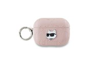 Mobiel - Overige accessoires - Karl Lagerfeld Monogram Choupette Head case for AirPods Pro 2 - pink - 3666339283742