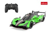 Op afstand bedienbaar - RASTAR R/C 1:24 Lamborghini SC63 LMDH Green - 10160-0