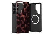 Mobiel - Covers & Cases - Tech-Protect Lamano MagSafe Case for Samsung Galaxy S26 Ultra - Brown and Black - 5906302390670