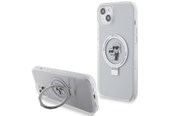 Mobiel - Covers & Cases - Karl Lagerfeld KLHMP15MHMRSKCH iPhone 15 Plus / 14 Plus 6.7" white/white hardcase Ring Stand Karl&Choupette MagSafe - 3666339168889