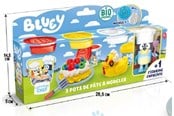 Creatief spelen - Bluey 3 Dough pots and Stamp Figurine - 266006