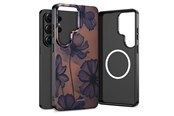 Mobiel - Covers & Cases - Tech-Protect Lamano MagSafe Case for Samsung Galaxy S26 Ultra - Brown and Purple - 5906302390700