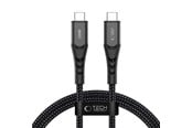 USB-kabel - Tech-Protect Ultraboost UB11T USB-C / USB-C PD 100W / QC3.0 100 cm Cable - Black - 5906302390717