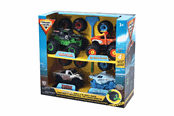 Speelgoedauto - Monster Jam Mechanix 1:43 Build N ReBuild 4 pk - 5004554