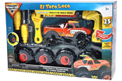 Speelgoedauto - Monster Jam Mechanix 1:18 Build N ReBuild El Toro - 5004586
