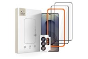 Mobiel - Beschermend glas - Tech-Protect Easy Set+ 3-Pack Tempered Glass for Samsung Galaxy S26 Ultra - Black - 5906302390786