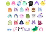 Speelgoedpop - Squishalongs Squish-a-longs 2.5 cm 25 Pack S7 - 2620570