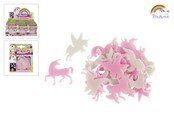 Speelgoedpop - Pocket Money Glow In The Dark Unicorn's 24 pcs CDU - 621247