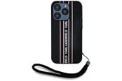 Mobiel - Covers & Cases - Karl Lagerfeld Saffiano Athleisure Stripes Cord iPhone 15 Pro Max Case - Pink - 3666339254773