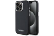 Mobiel - Covers & Cases - Karl Lagerfeld FW Metal Plate MagSafe iPhone 15 Pro Max Case - Black - 3666339254919