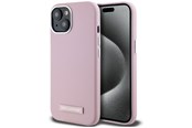 Mobiel - Covers & Cases - Karl Lagerfeld FW Metal Plate MagSafe iPhone 15 Case - Pink - 3666339255305