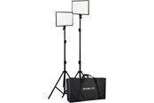 Camera- en lensaccessoires - Nanlite LumiPad 25 LED 2 Light kit with stand and bag - LUMIPAD 25 2KIT