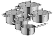 Potten - WMF Comfort Line 5 pcs. w. 4 glass lids - 0732556040