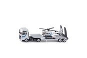 Speelgoedauto - SIKU 1:87 MAN Truck With Police Helicopter - 1759