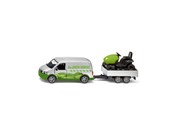 Speelgoedauto - SIKU 1:50 VW T6 With Lawn Tractor - 2005