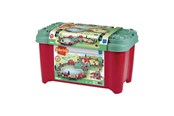 Bouw-/constructiekits - Abrick Ecoiffier Train Track Construction Set - Station and Accessories - 140 pcs. - 1348